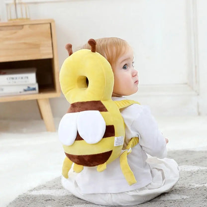 Head Back Protector Baby Protect Pillow Learn Walk Head Protector Cushion anti Fall Backward Cap Carry Cartoon Kids Safe Bibi